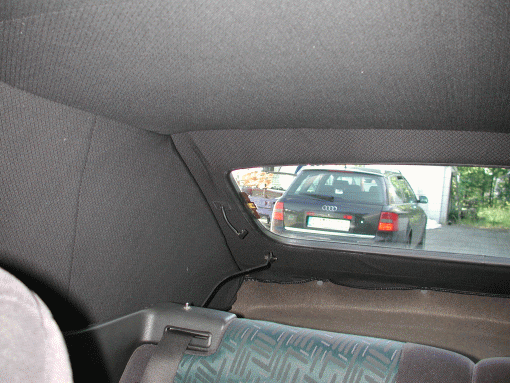 Opel Astra F convertible headliner